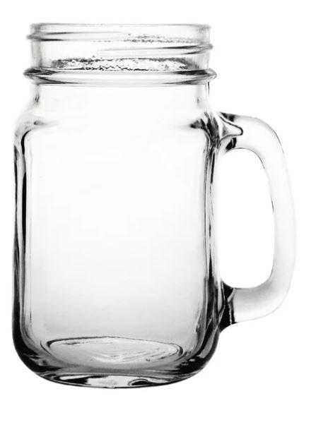 Olympia Handled Mason Jar Glasses 470ml (Pack of 12)